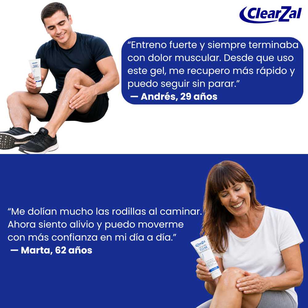 ClearZal Fast Acting Clear - Alivio inmediato para volver a moverte sin dolor