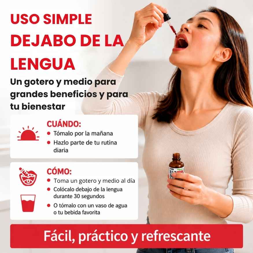 B12 Complex – Dile adiós al cansancio y a la mente nublada con vitamina B12, B6 y B1 de alta potencia en solo 7 días