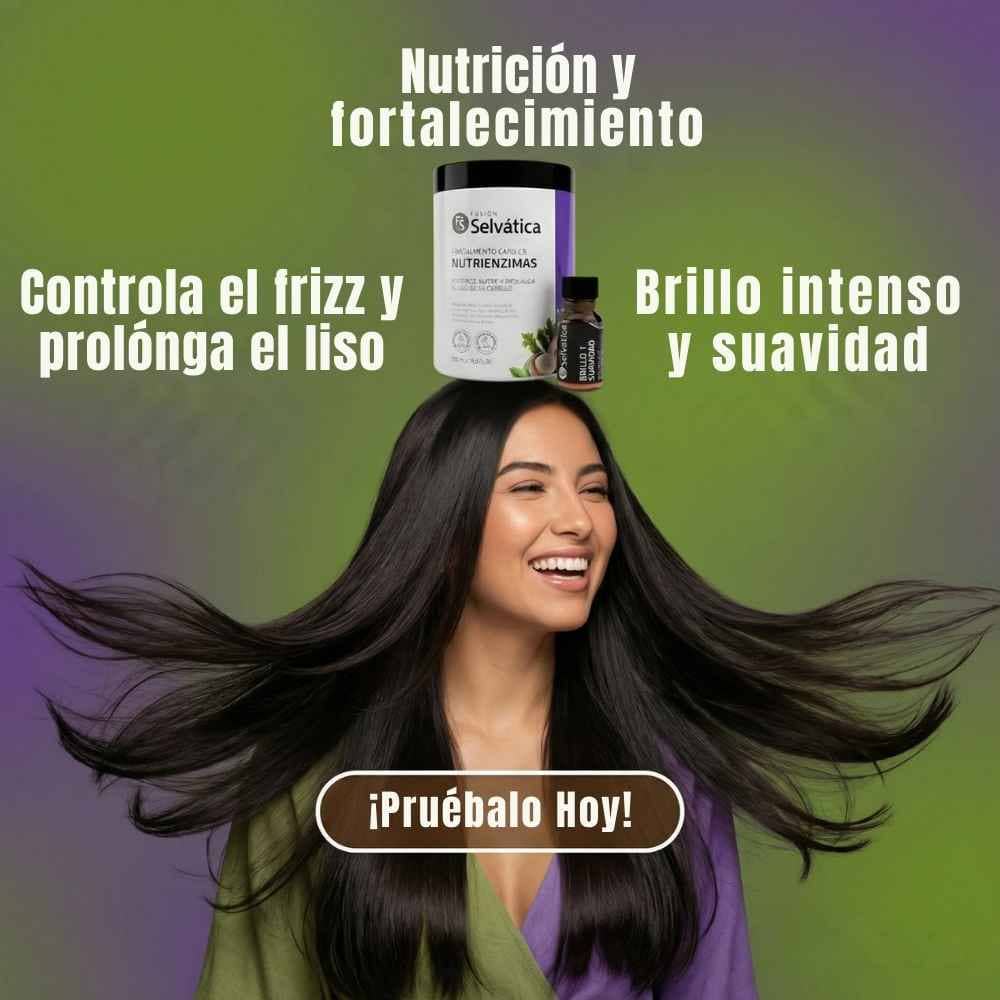 Dúo capilar ADIOS FRIZZ - Cabello suave, brillante y sin frizz… desde el primer uso