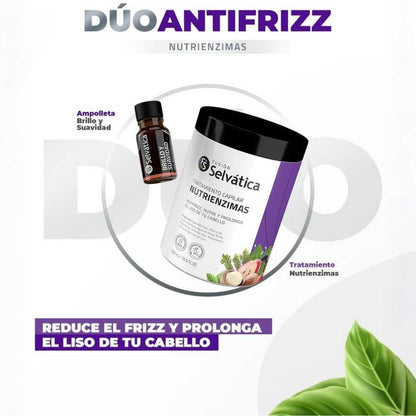 Dúo capilar ADIOS FRIZZ - Cabello suave, brillante y sin frizz… desde el primer uso