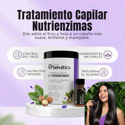 Dúo capilar ADIOS FRIZZ - Cabello suave, brillante y sin frizz… desde el primer uso