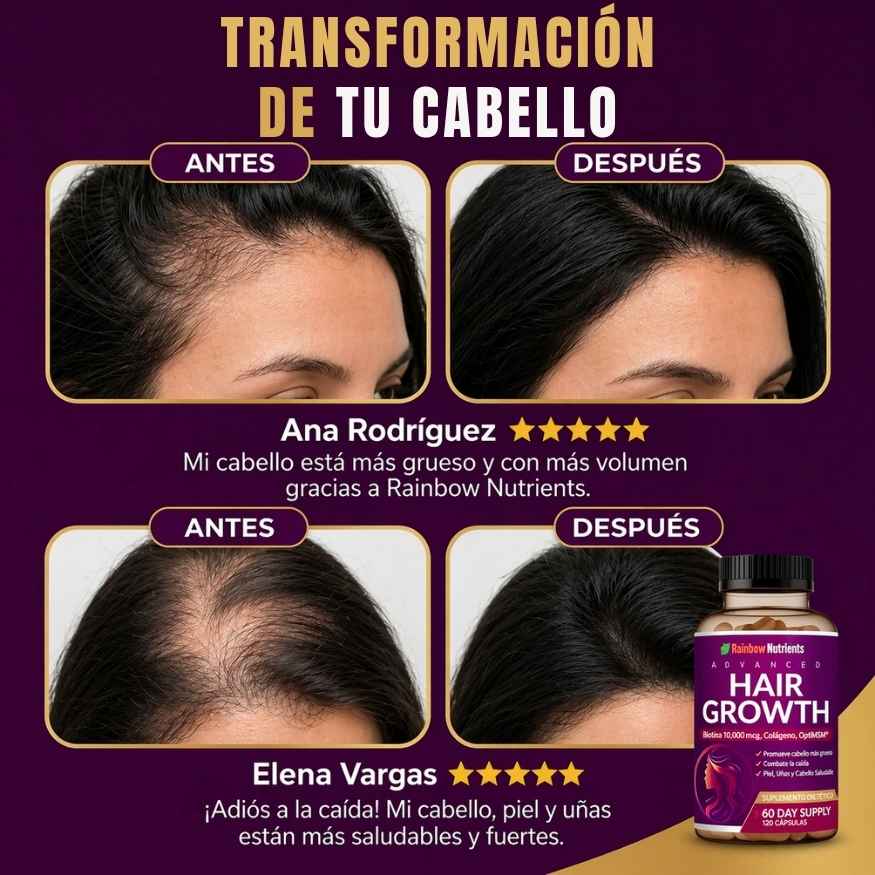 Tratamiento Hair Growth - Lo que tu cabello necesita para volver a crecer con fuerza