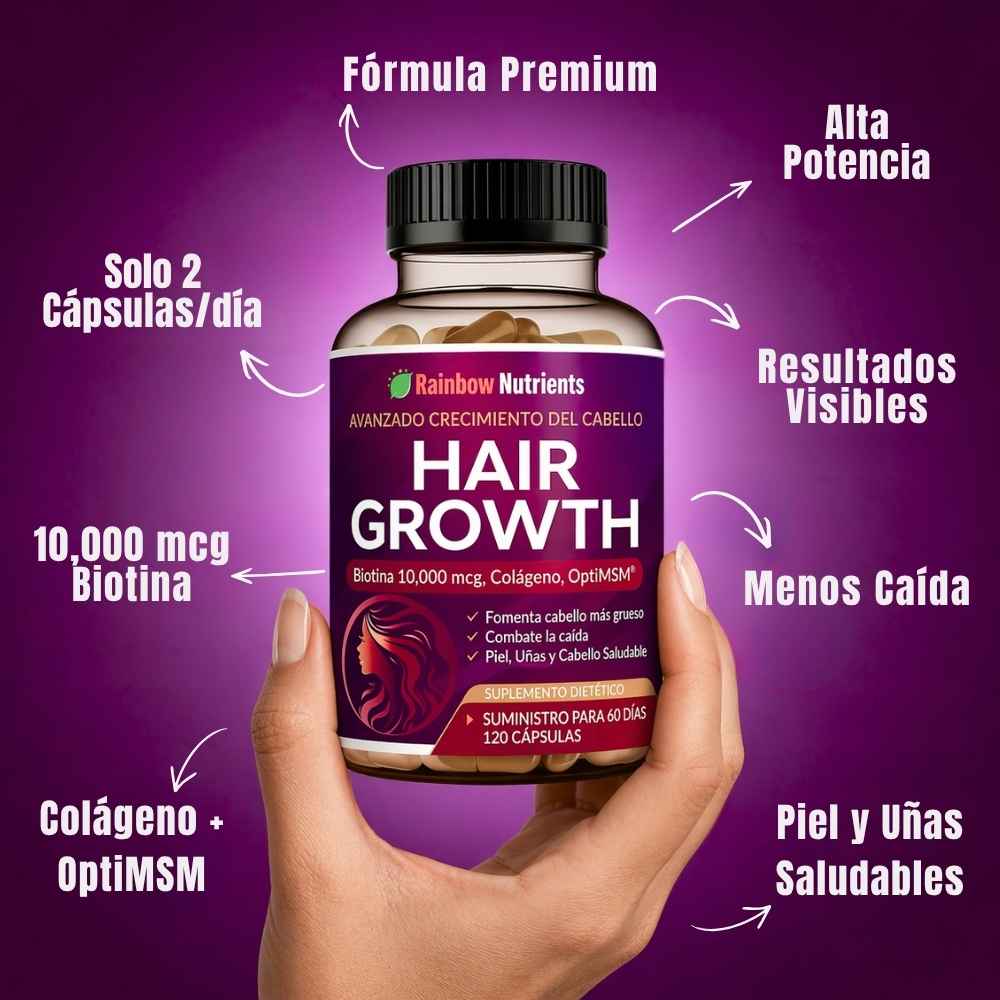 Tratamiento Hair Growth - Lo que tu cabello necesita para volver a crecer con fuerza