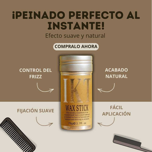 CERA CAPILAR IKT WAX STICK - Adiós frizz y pelitos rebeldes en segundos