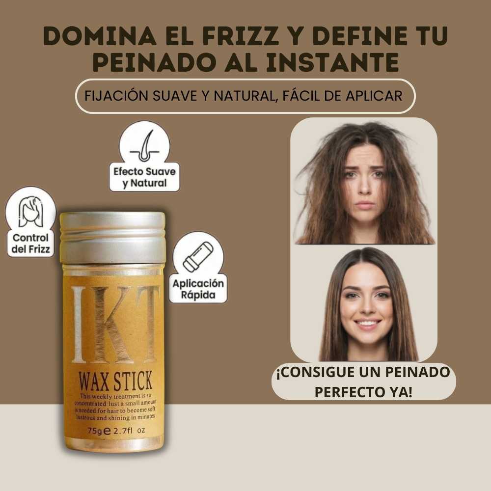 CERA CAPILAR IKT WAX STICK - Adiós frizz y pelitos rebeldes en segundos