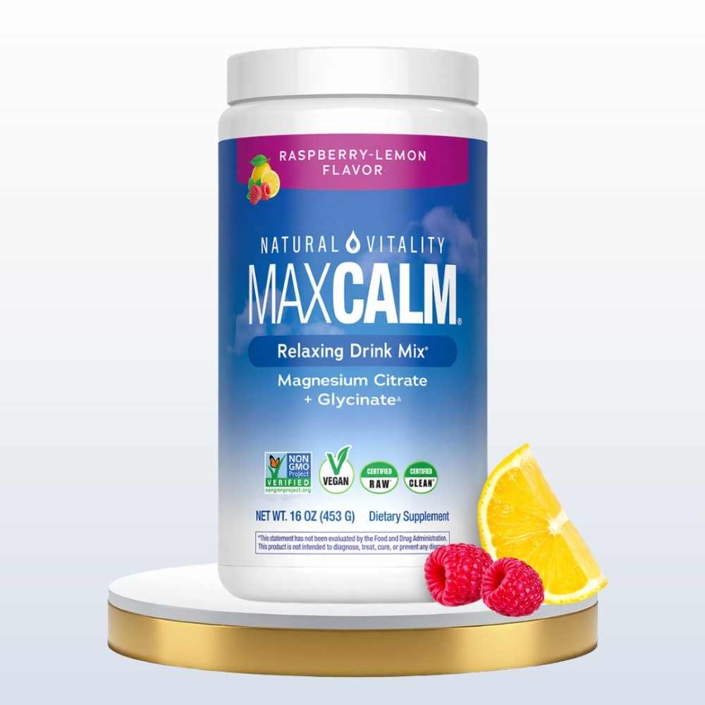 MAXCALM - Acaba el estrés y la tensión con el citrato de magnesio en solo 30 minutos