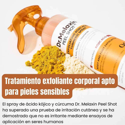 Dr. Melaxin Peel Shot Spray - Borra la piel opaca y revela tu glow en minutos
