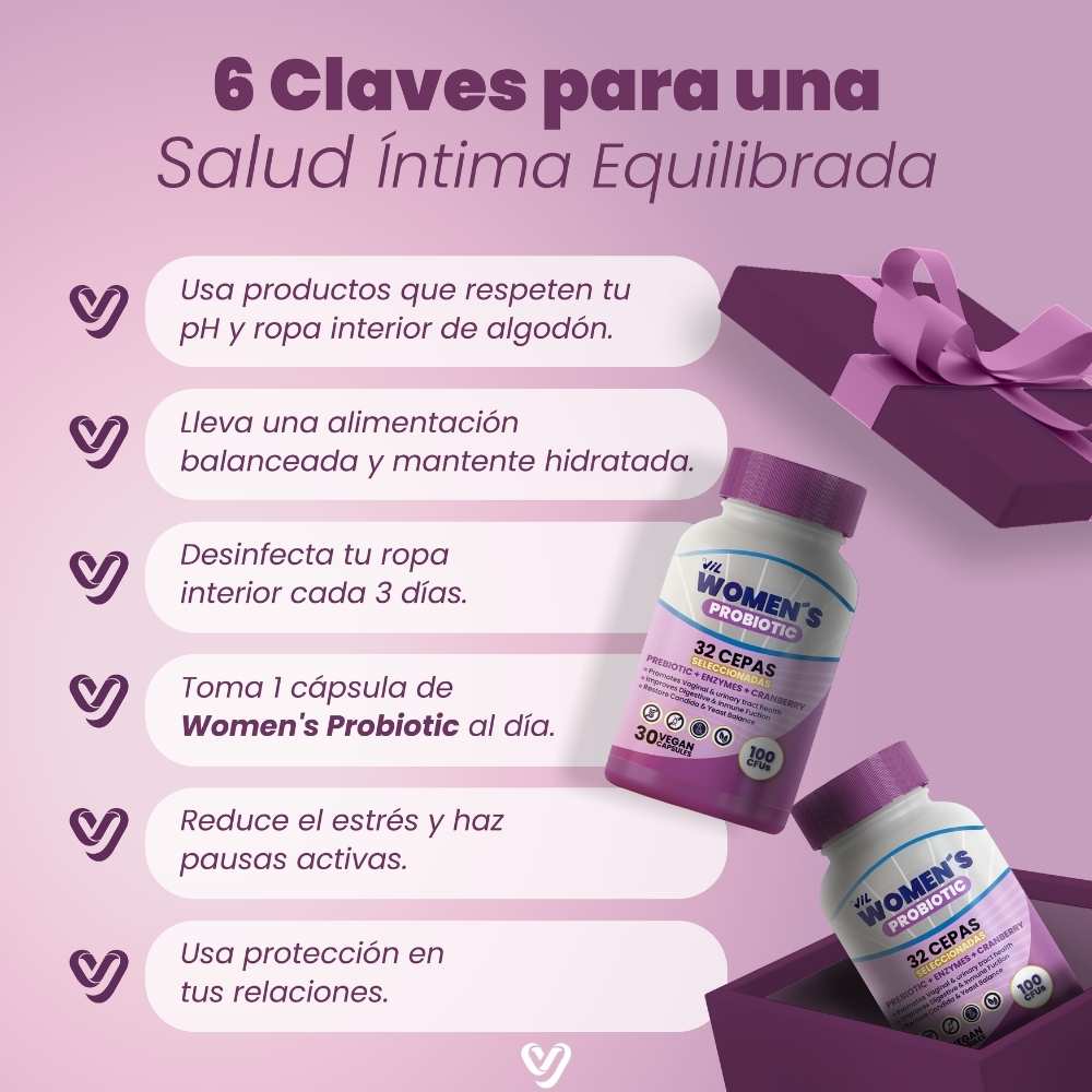 VIL Womens Probiotic - Tu cuerpo en equilibrio. Tú, en confianza