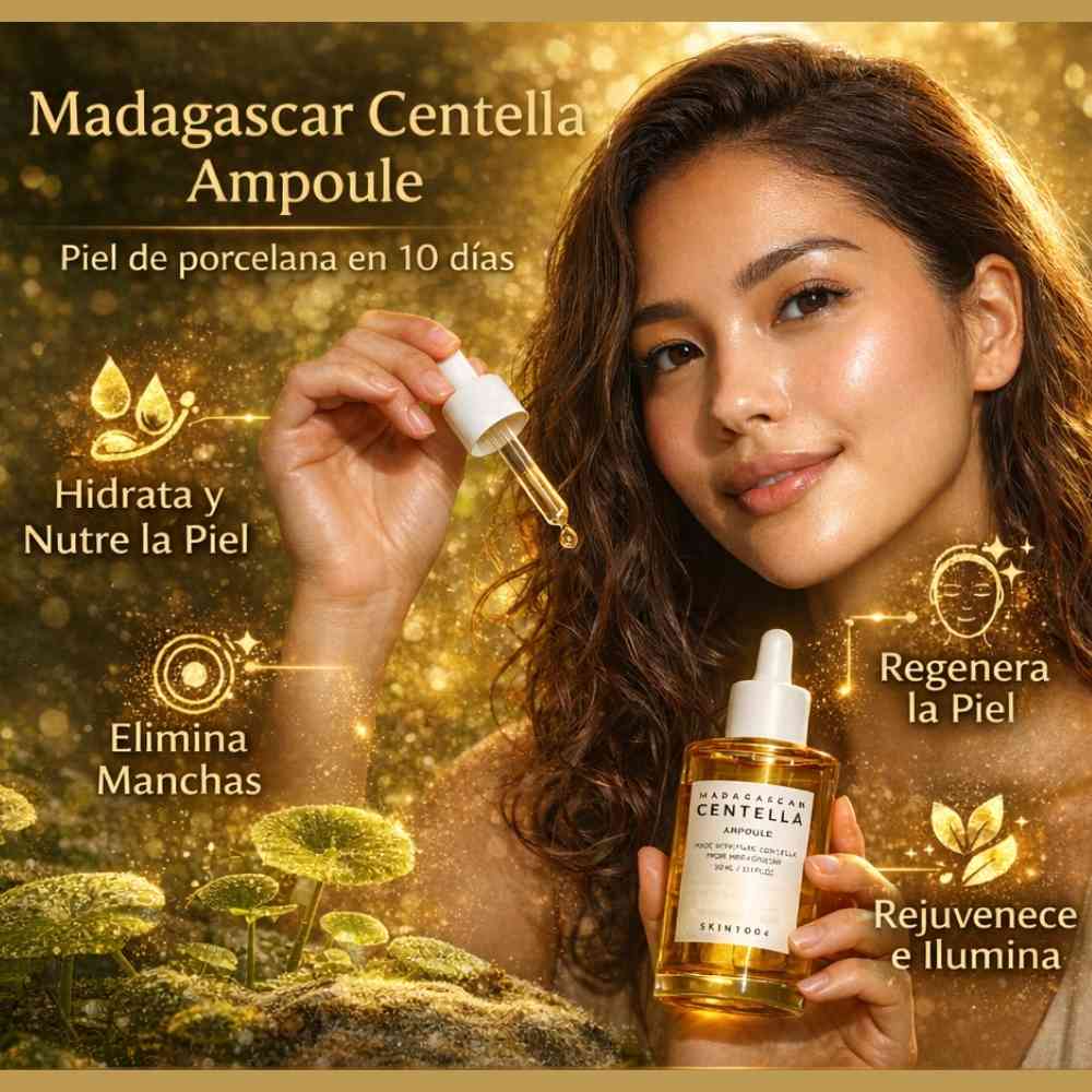 Madagascar Centella Serum 100ml - Calma, hidrata y protege pieles sensibles desde la primera aplicación