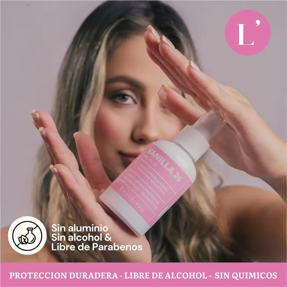 Vanilla 26 Spray Intimo - elimina el mal olor y la humedad íntima con ingredientes 100% naturales, frescura que dura todo el día